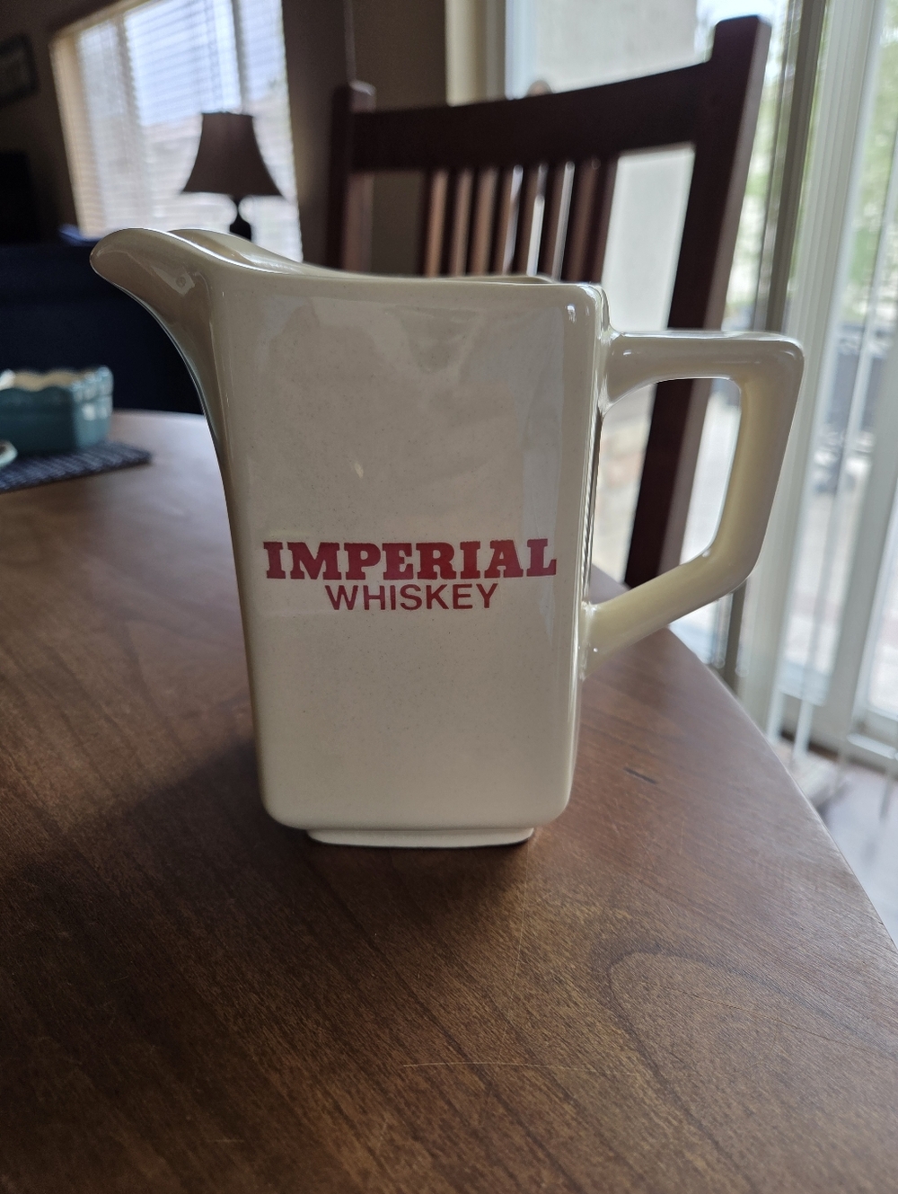 Imperial Whiskey Advertising Pub Jug Marked Kingwood USA Made In 60s And 70s